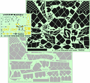 ModelMaker Decals D48157 F-16C Viper Demo Team &amp;quot;Venom” 1/48 – Bild 2