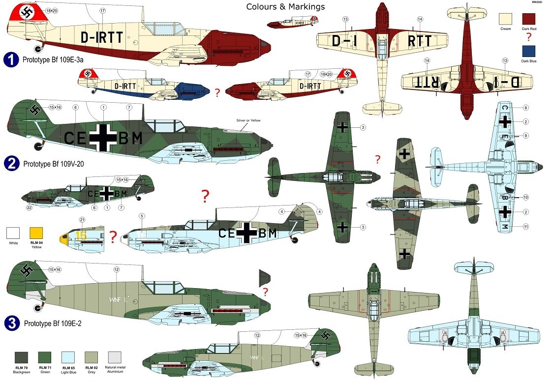 AZ Modèle AZ7690 Bf 109E-2/3/V-20 1/72 – image 2