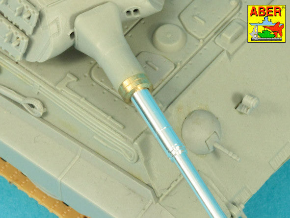 Aber 72 L-41 German 88 mm Barrel KwK 43/3 L/71 (Early) for King Tiger Porsche-Turm Late or Serien Turm Early or Jagdpanther Mid 1/72 – Bild 5