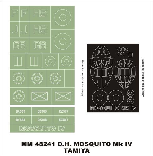Montex MM48241 DHMosquito MkIV TAMIYA 
