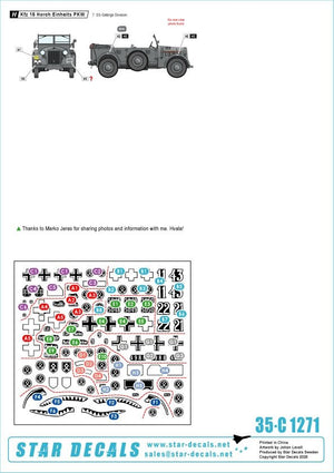 Star Decals 35-C1271 Balkans Seconde Guerre mondiale n° 2 1/35  – image 2