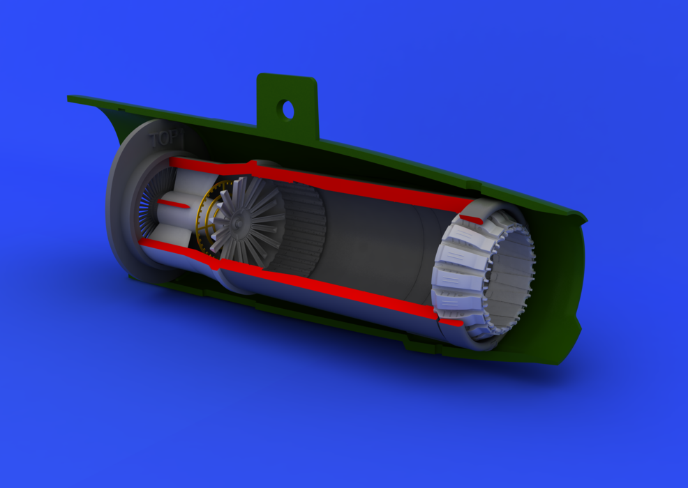 Eduard 648117 MiG-21PF/ PFM exhaust nozzle 1/48 (Eduard) – immagine 2