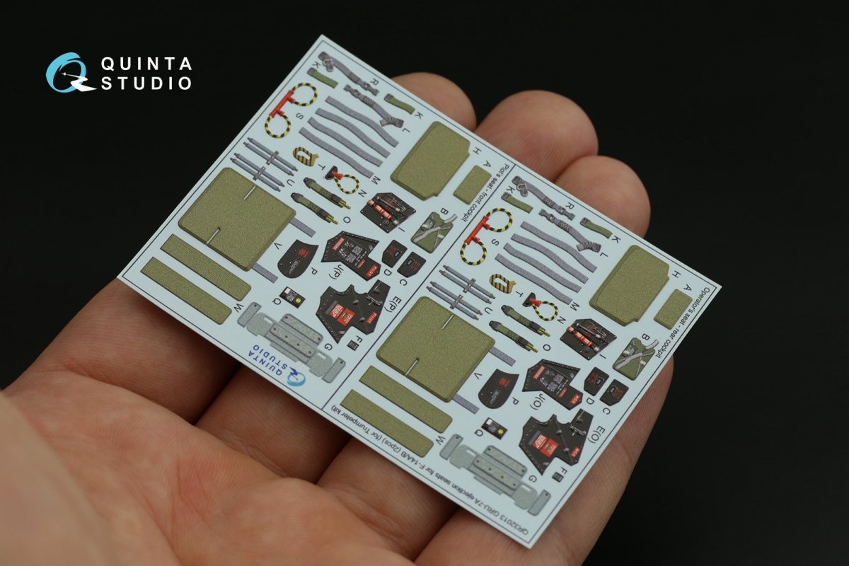 Quinta Studio QR32013 GRU-7A ejection seats F-14A/B (2 pcs) ( Trumpeter ) 1/32 – immagine 9