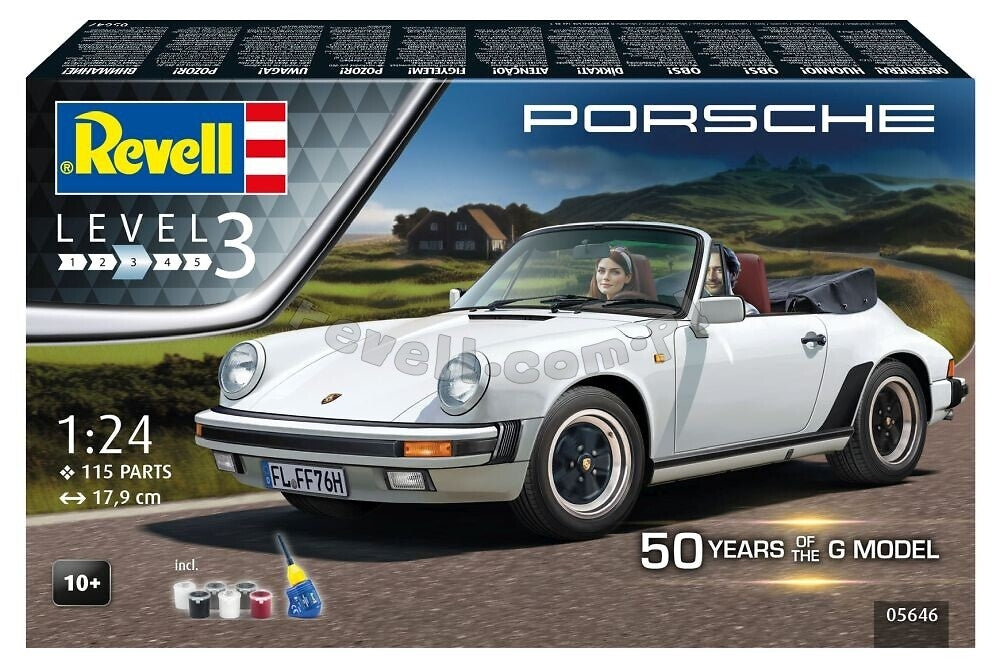 Revell 05646 Porsche 911 G-model 50 years - model set 1/24 – image 4