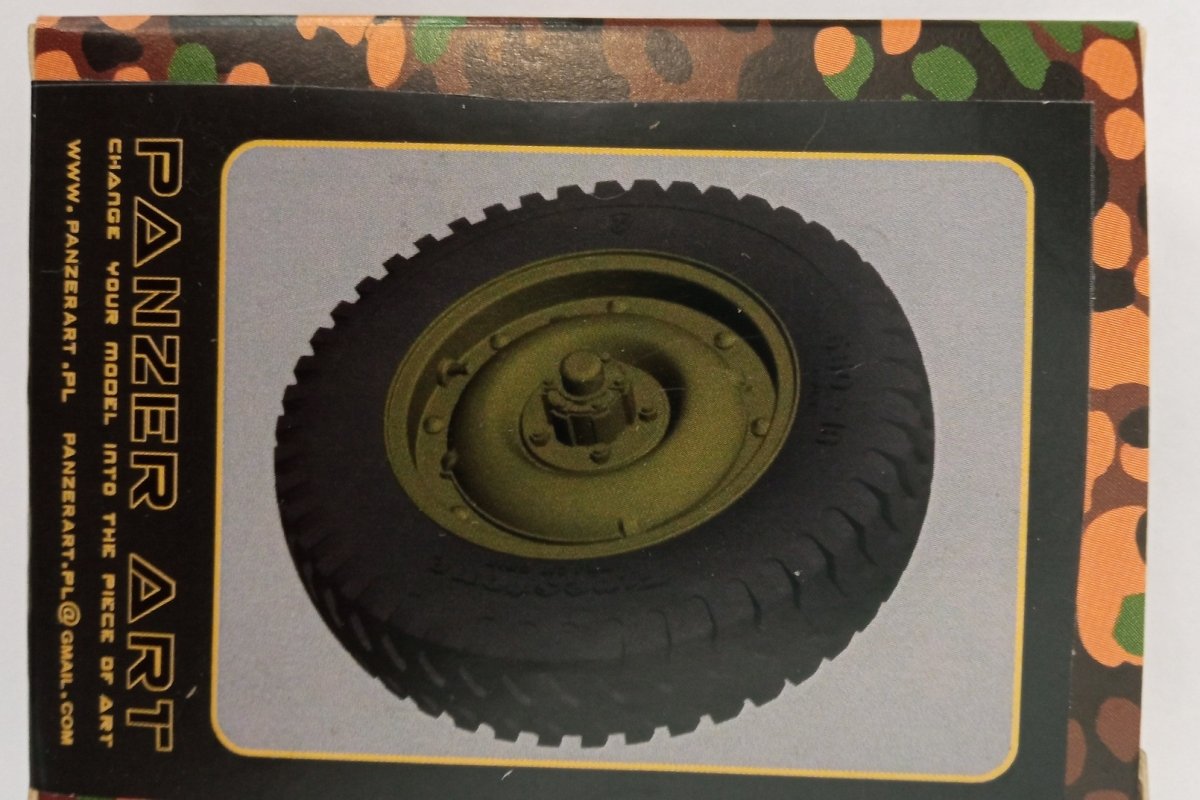 Roues de route Panzer Art RE35-678 Willys MB « Jeep » (Commercial n° 2) 1/35