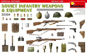 MiniArt 35304 SOVIET INFANTRY WEAPONS &amp;amp; EQUIPMENT. SPECIAL EDITION 1/35