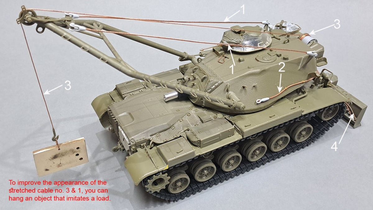 Kit de mise à niveau Eureka XXL ER-3572 pour le véhicule de génie de combat M728, compatible avec la maquette AFV Club 35254 au 1/35 – image 6
