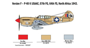 Italeri 2795 P-40 E/K KITTYHAWK 1/48 – immagine 7