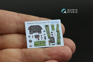 Quinta Studio QD48260 P-51D Early 3D-Printed &amp;amp; coloured Interior on decal paper ( Airfix ) 1/48 – Bild 9