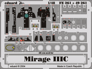 Eduard 49261 Mirage IIIC 1/48 EDUARD