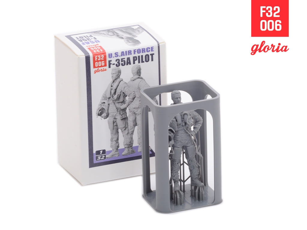 Gloria F32006 F-35A Pilot US Air Force 3D Printed Figures 1/32 – immagine 3