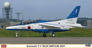 Hasegawa 07480 Kawasaki T-4 &amp;quot;Blue Impulse 2019&amp;quot; 1/48
