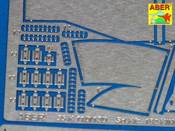Aber 35K12 Pz.Kpfw. VI, Ausf.B (Sd.Kfz. 182) King Tiger (Henschel Turret) 1/35 – immagine 9