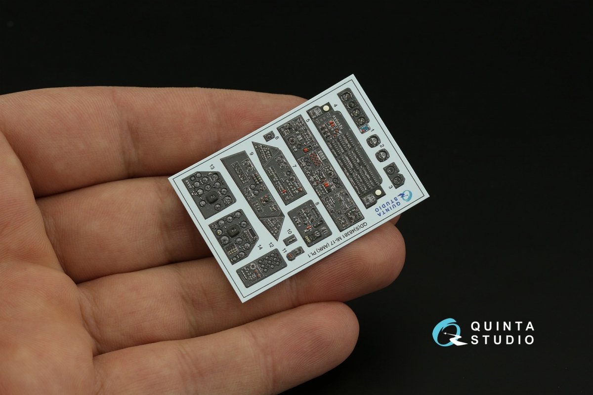Quinta Studio QDS-48381 Mi-17 3D-Printed &amp;amp; coloured Interior on decal paper (AMK) (Small version) 1/48 – Bild 5