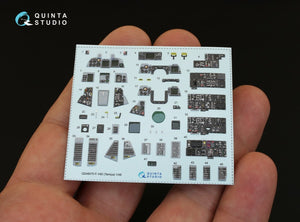 Quinta Studio QD48070 F-14D 3D-Printed &amp;amp; coloured Interior on decal paper (for Tamiya kit) 1/48 – immagine 2