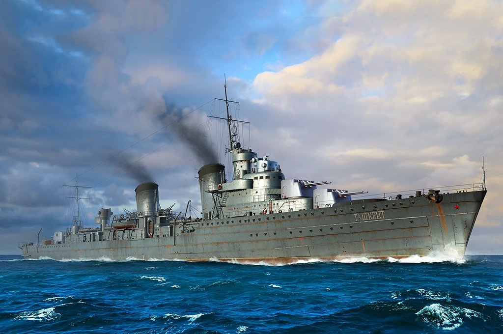 Trumpeter 06747 Soviet Destroyer Tashkent 1942 1/700