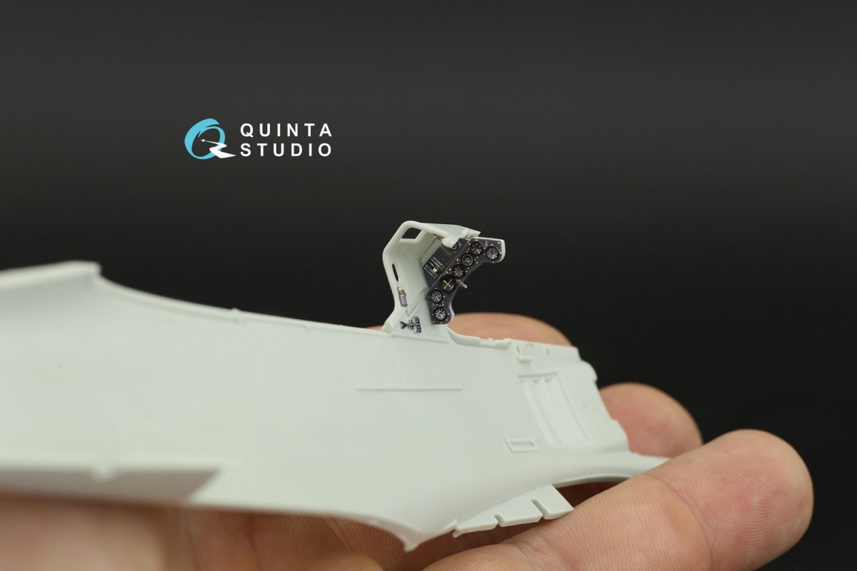 Quinta Studio QD32120 Fw 190 A-8/A-9 3D-Printed &amp;amp; coloured Interior on decal paper ( Revell ) 1/32 – Bild 3