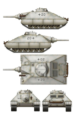 Das Werk DW35019 Schwerer kleiner Panzerkampfwagen German Heavy Tank Project 1944 (2 in 1) 1/35 – Bild 7