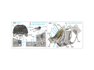 Quinta Studio QD32244 Spitfire Mk.V 3D-Printed &amp;amp; coloured Interior on decal paper (Kotare) 1/32 – immagine 12