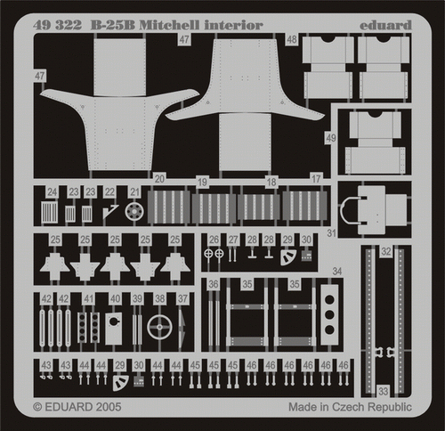 Eduard BIG4862 B-25G 1/48 ACCURATE MINIATURES – imagen 7