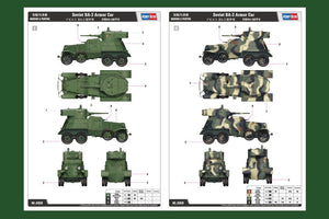 Hobby Boss 83838 Soviet BA-3 Armor Car 1/35 – immagine 3