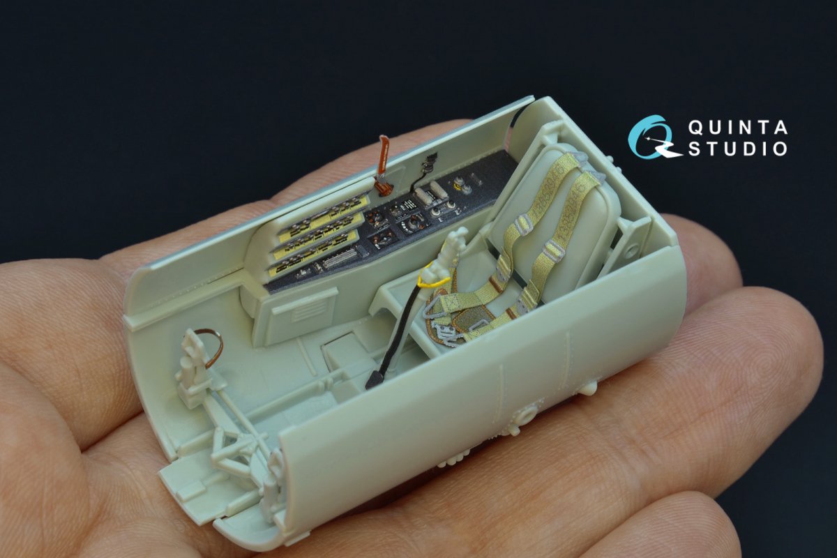 Quinta Studio QD32069 Me 262A 3D-Printed &amp;amp; coloured Interior on decal paper (Revell) 1/32 – zdjęcie 5