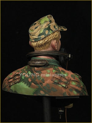 Young Miniatures YM1851 German WAFFEN SS Panzer Officer WWII 1/10 – immagine 5
