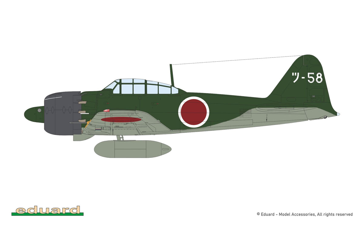 Eduard 84216 Mitsubishi A6M5 Zero Type 52a (Weekend Edition) 1/48 – imagen 4