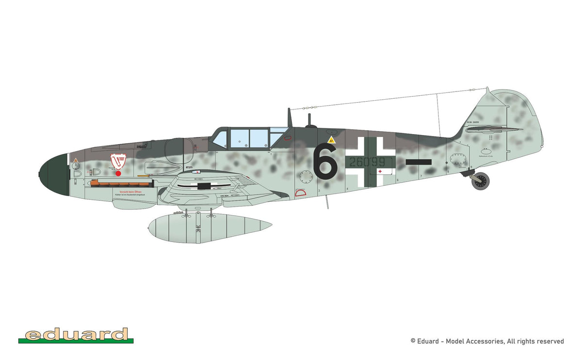 Eduard 70158 Messerschmitt Bf-109 G-5 (Profipack Edition) 1/72 – Bild 7