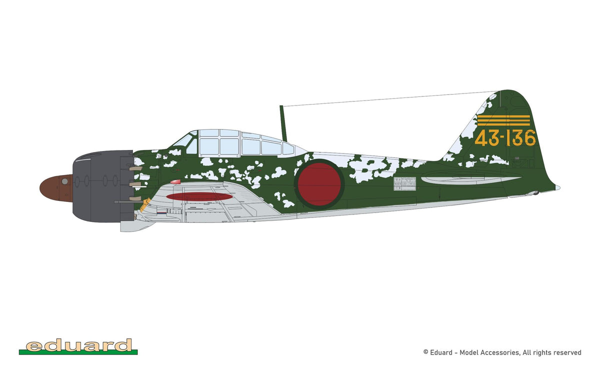 Eduard 84216 Mitsubishi A6M5 Zero Type 52a (Weekend Edition) 1/48 – imagen 5