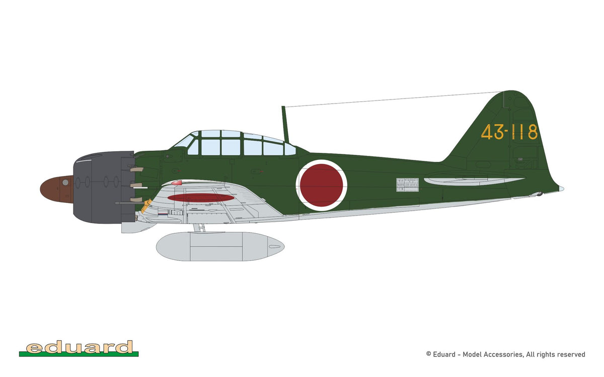 Eduard 84216 Mitsubishi A6M5 Zero Type 52a (Weekend Edition) 1/48 – imagen 6