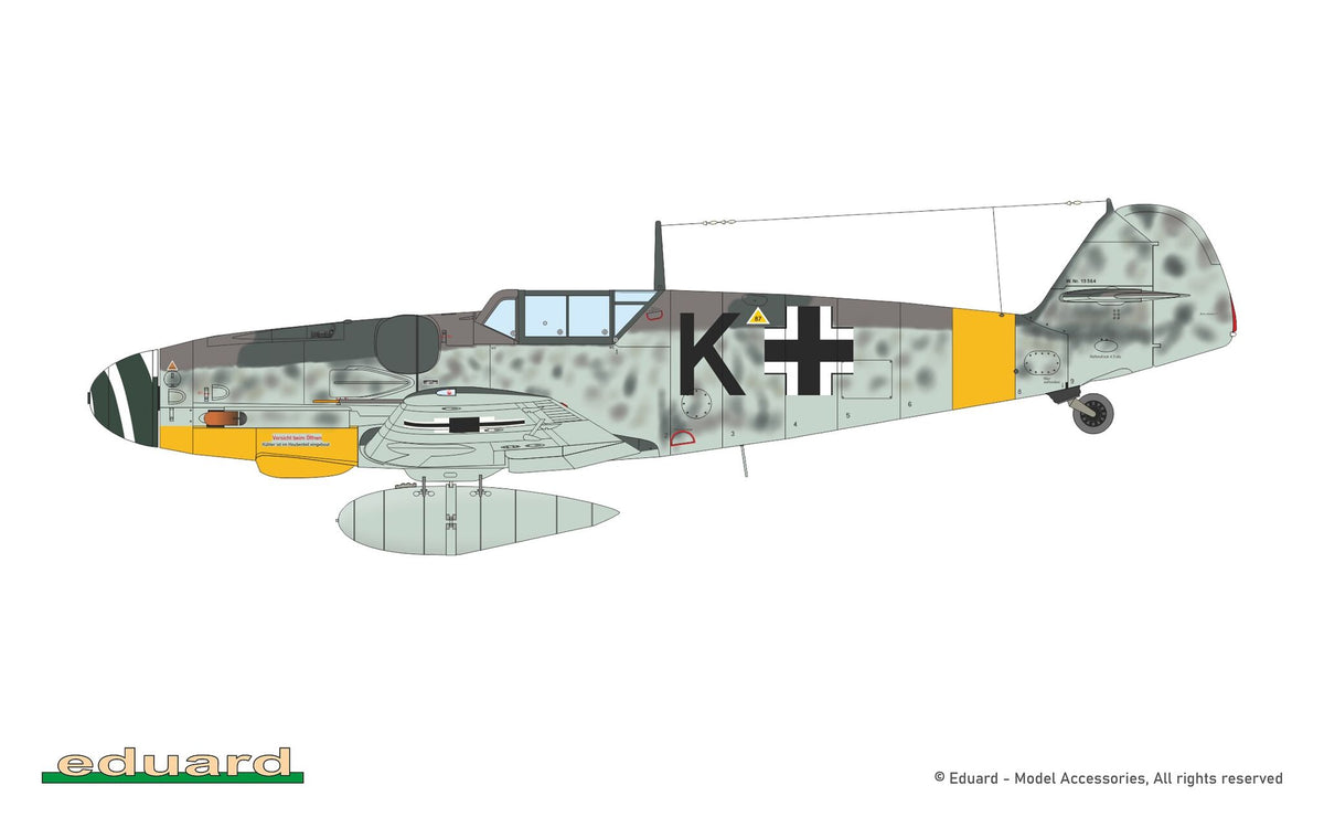 Eduard 70158 Messerschmitt Bf-109 G-5 (Profipack Edition) 1/72 – Bild 8
