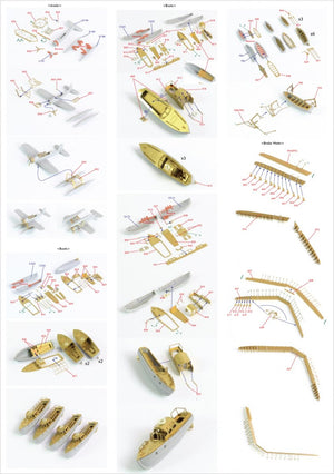 Pontos 35022F1 BISMARCK 1941 Detail Up Set 1/350 – immagine 13