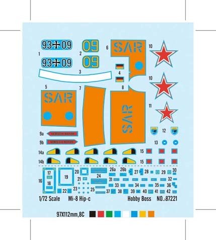 Hobby Boss 87221 Mi-8T Hip-C 1/72 – imagen 2