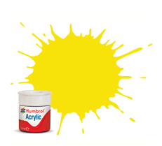 Peinture acrylique mate Humbrol AB0099 99 Citron 14 ml