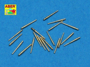 Aber 1/700L-21 Set of 20 pcs 102 mm universal barrels for Royal Navy ships 1/700
