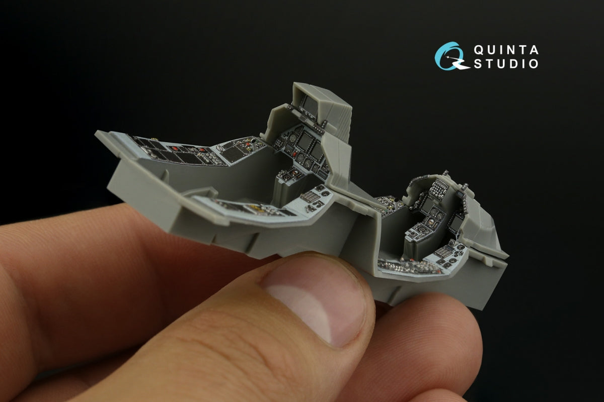 Quinta Studio QDS-48408 F-16D block 50 3D-Printed &amp;amp; coloured Interior on decal paper (Kinetic 2022 tool) (small) 1/48 – zdjęcie 11