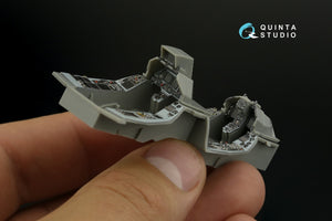 Quinta Studio QDS-48408 F-16D block 50 3D-Printed &amp;amp; coloured Interior on decal paper (Kinetic 2022 tool) (small) 1/48 – zdjęcie 11