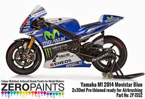 Zero Paints ZP-1552 Yamaha M1 2014 Movistar Blue Paint Set 2x30ml – Bild 3