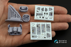 Quinta Studio QDS+48204 Tornado ECR German 3D-Printed &amp;amp; coloured Interior on decal paper (Revell) (small version) (with 3D-printed resin parts) 1/48 – imagen 4