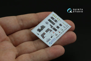 Quinta Studio QD48219 F-5E 3D-Printed &amp;amp; coloured Interior on decal paper (AFV club) 1/48 – immagine 4