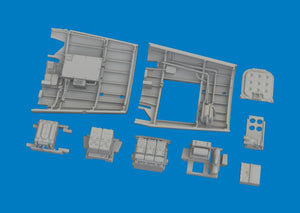 Compartiment radio Eduard 6481066 P-40E - Maquette Eduard 1/48 – image 3