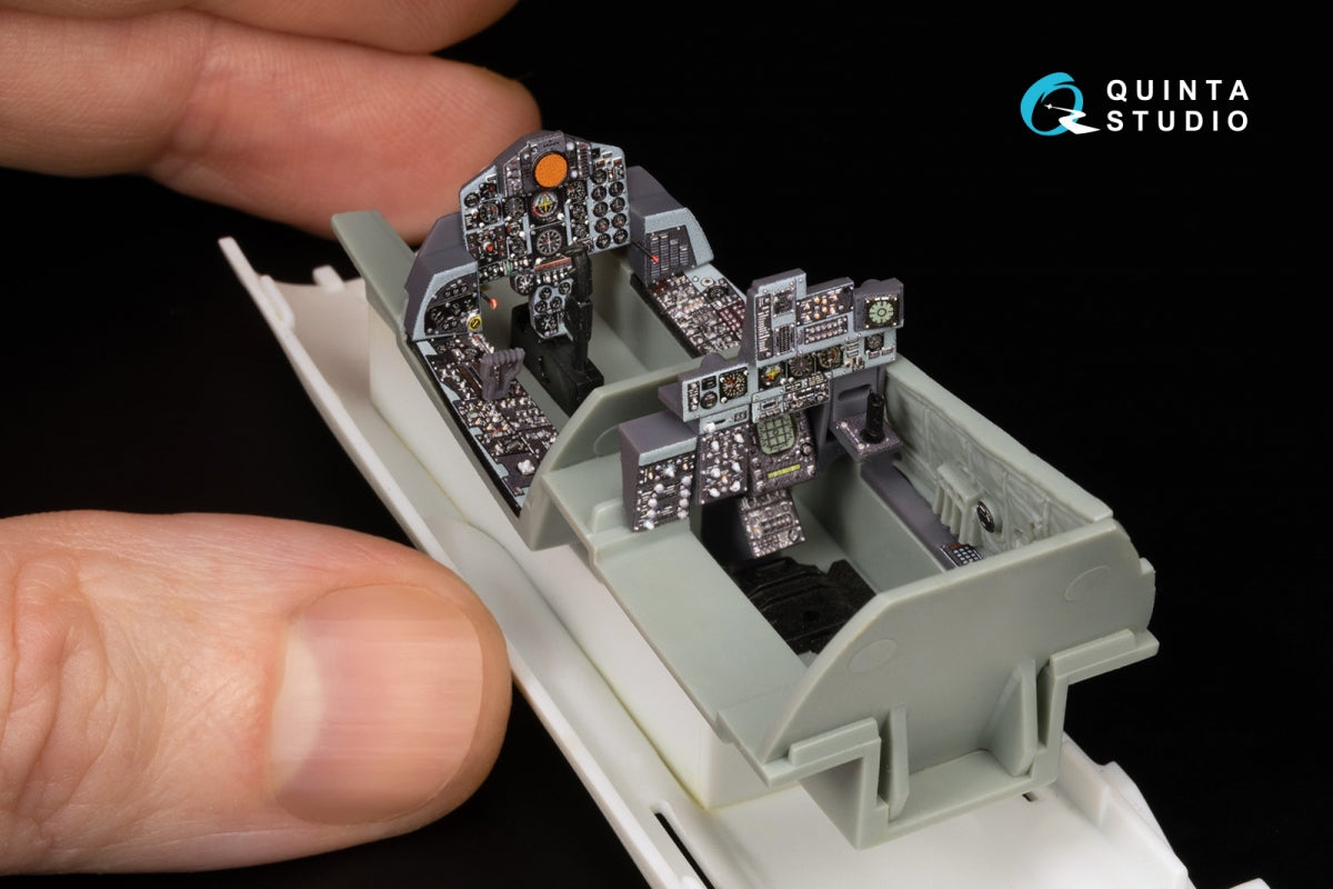Quinta Studio QDS+48486 F-4N Phantom II 3D-Printed &amp;amp; coloured Interior on decal paper (Academy) (Small version) (with 3D-printed resin parts) 1/48 – immagine 11