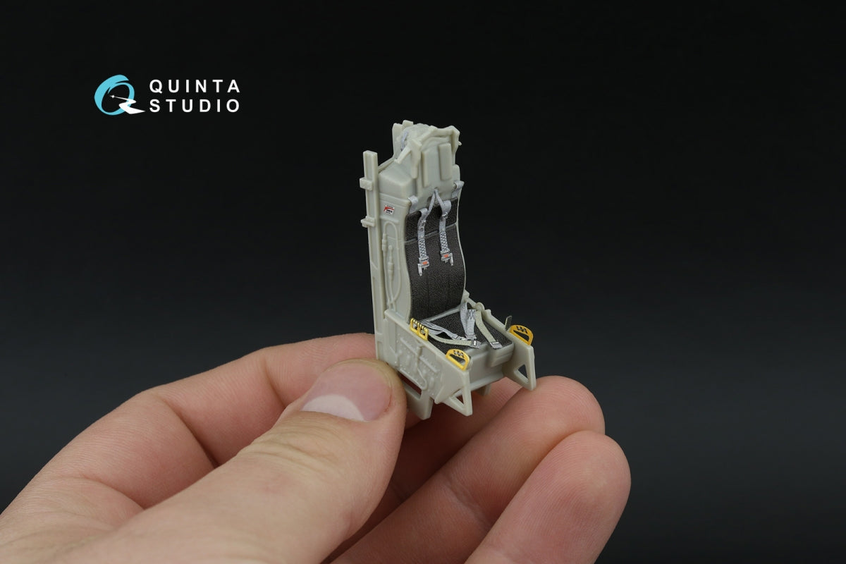 Quinta Studio QD+32252 F-15C PAD-upgraded 3D-Printed &amp;amp; coloured Interior on decal paper (Tamiya) (with 3D-printed resin parts) 1/32 – immagine 11