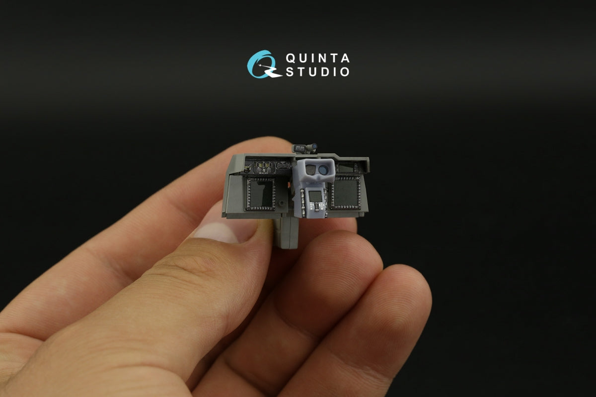 Intérieur imprimé en 3D et coloré sur papier décalcomanie (Takom) pour Quinta Studio QDS+35106 AH-64D (petite version) (avec pièces en résine imprimées en 3D) 1/35 – image 11