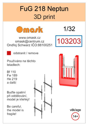 Omask 103203 FuG 218 Neptun (3D print) 1/32 – immagine 2
