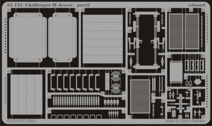 Eduard 35743 Challenger II desert 1/35 Tamiya – immagine 2