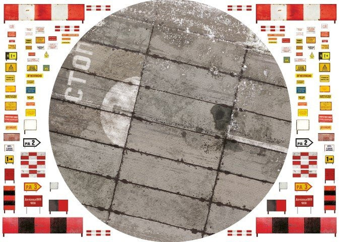 Uschi 3032 Display diorama Russian PAG Winter Version circular 1/72