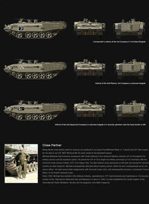 Meng Model SS-003 Achzarit Israel Heavy Armoured Personnel Carrier 1/35 – immagine 9
