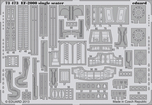 Eduard 73473 EF-2000 single seater 1/72 HASEGAWA – Bild 2